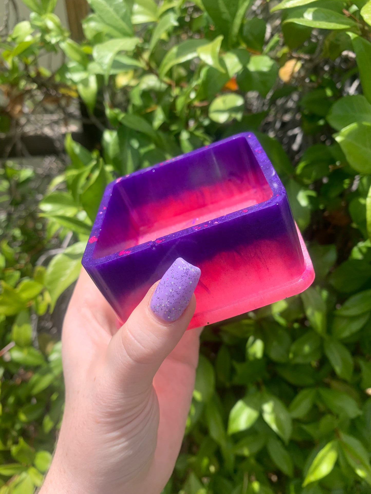 "GIRLY GANJA" square tray